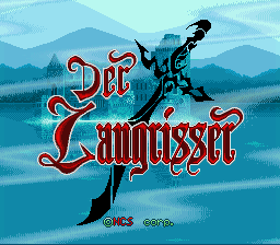 Der Langrisser (english translation) Title Screen